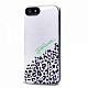 Чехол JUST CAVALLI для iPhone 5 Iridescent серебро