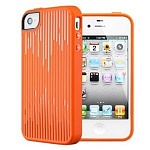 Силиконовый чехол для iPhone 4\4S SGP  Case Modello Series (оранжевый)