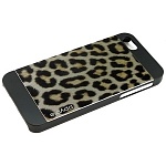Чехол для iPhone 5/5S Ppyple Metal Jacket snow leopard black
