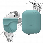 Силиконовый чехол для Apple AirPods Elago Waterproof Case (бирюзовый)