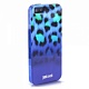 Чехол JUST CAVALLI для iPhone 5 "MACRO LEOPARD" синий