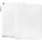 Jison Case Smart Leather Case white кожаный чехол для iPad 2\3\4