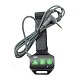 Портативная Bluetooth-колонка Nogo F4 с пультом и креплением на руль зеленый