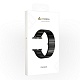 Ремешок из нержавеющей стали Lyambda CANOPUS для Apple Watch 42mm\44mm (черный)