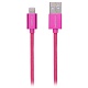 Кабель передачи данных Momax Lightning to USB MFI Elite Link для iPhone 5\6, iPad mini, iPad Air, iPad 4 1 м (розовый)