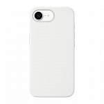 Чехол iPhone 16e Silicone Case Magsafe (белый)