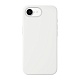 Чехол iPhone 16e Silicone Case Magsafe (белый)
