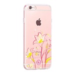 Силиконовый чехол для iPhone 6/6S 4.7 Hoco Super Star Series Inner Diamond розовые лилии