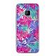 Чехол и защитная пленка для HTC One M9 Deppa Art Case Jungle пальмы