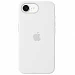 Чехол iPhone 16e Silicone Case Magsafe (белый)