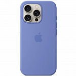 Чехол для iPhone 16 Pro Silicone Case MagSafe (синий)