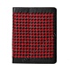 Кожаный чехол с плетением для iPad 2\3 New черный\красный