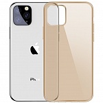 Силиконовый чехол Baseus Simplicity Series для Apple iPhone 11 Pro Max (золотой)