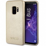 Чехол-накладка для Samsung Galaxy S9 Plus Guess Iridescent Hard PU (золотой)