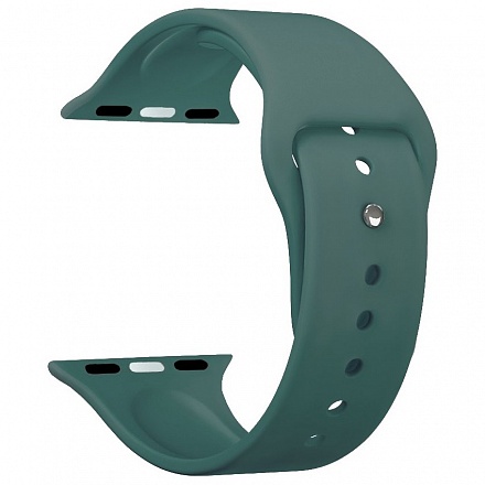 Ремешок силиконовый Deppa Band Silicone для Apple Watch 42/44 mm (зеленый)