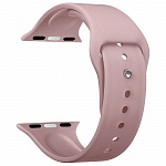 Ремешок силиконовый Deppa Band Silicone для Apple Watch 42/44 mm (розовый)