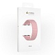Кожаный ремешок Lyambda Pollux для Apple Watch 42mm\44mm\45mm (розовый)
