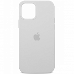 Силиконовый чехол Silicone Case для Apple iPhone 12 mini (белый)
