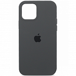 Силиконовый чехол Silicone Case для Apple iPhone 12 Pro Max (серый)