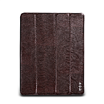 Кожаный чехол для Apple iPad 2\3 Navjack коричневый