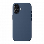 Чехол iPhone 16 Plus Silicone Case Magsafe (синий)
