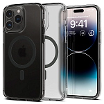 Чехол Spigen Ultra Hybrid Magsafe для Apple iPhone 14 Pro Max (серый с серым кольцом) ACS04825