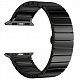 Ремешок из нержавеющей стали Lyambda CANOPUS для Apple Watch 42mm\44mm (черный)