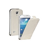 Чехол и защитная пленка для Samsung Galaxy S4 mini Deppa  Flip Cover белый