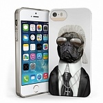 Чехол силиконовый для iPhone 5S/5 Pets Rock Premium Gel Shell Karl Lagerfeld 