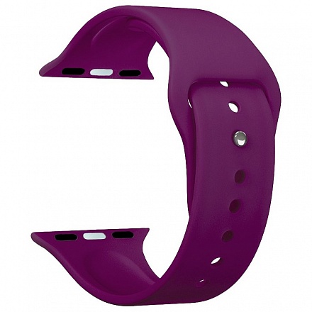 Ремешок силиконовый Deppa Band Silicone для Apple Watch 38/40 mm (фиолетовый)