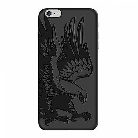 Чехол и защитная пленка для Apple iPhone 6 Plus Deppa Art Case Black орел