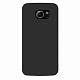 Чехол и защитная пленка для Samsung Galaxy S6 Deppa Sky Case 0.4 mm черный