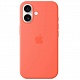 Чехол iPhone 16 Silicone Case Magsafe (коралловый)