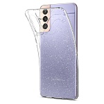 Чехол Spigen Liquid Crystal Glitter для Samsung Galaxy S21 Plus (прозрачный)