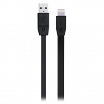 Кабель передачи данных Remax Lightning to USB Full Speed Cable Series 1м для iPhone 5\6, iPad mini, iPad Air, iPad 4 (черный)