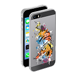 Чехол для Apple iPhone 5/5S Deppa Gel Art Animal Тигр