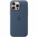 Чехол iPhone 16 Pro Max Silicone Case Magsafe (темно-синий)