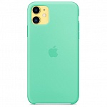Силиконовый чехол для iPhone 11 Silicone Case (яблочный)