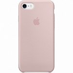 Силиконовый чехол для iPhone 7/iPhone8 Silicone Case (розовый пудровый)