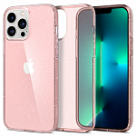 Чехол Spigen Liquid Crystal Glitter для Apple iPhone 13 Pro Max (розовый)