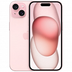 Смартфон Apple iPhone 15 128 Gb nano-Sim + eSim, Pink MTP13