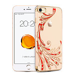 Чехол для Apple iPhone 7 Swarovski Kingxbar Nimbus Series Золотой