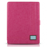 Кожаный чехол для Apple iPad 2\3\4 Zenus Masstige Color Point Foilo Series (pink)