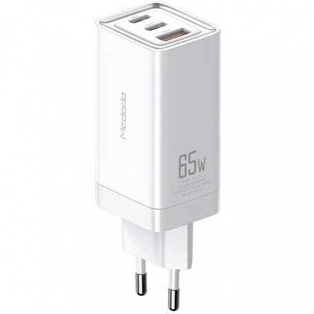 Сетевое зарядное устройство Mcdodo GaN Mini Fast Charger 65W (белый)