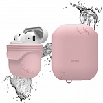 Силиконовый чехол для Apple AirPods Elago Waterproof Case (розовый)