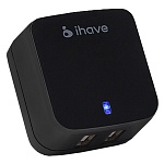 Сетевое зарядное устройство iHave Tank 2 USB 3400 mAh black