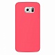 Чехол и защитная пленка для Samsung Galaxy S6 Deppa Sky Case 0.4 mm коралловый