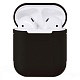 Силиконовый чехол для Apple AirPods Silicone Case (черный)