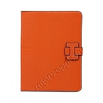 Кожаный чехол для iPad2\iPad 3 New оранжевый