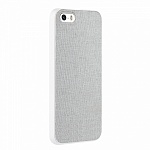 Чехол пластиковый Ozaki O!coat 0.3+ Canvas для iPhone 5/5S серый